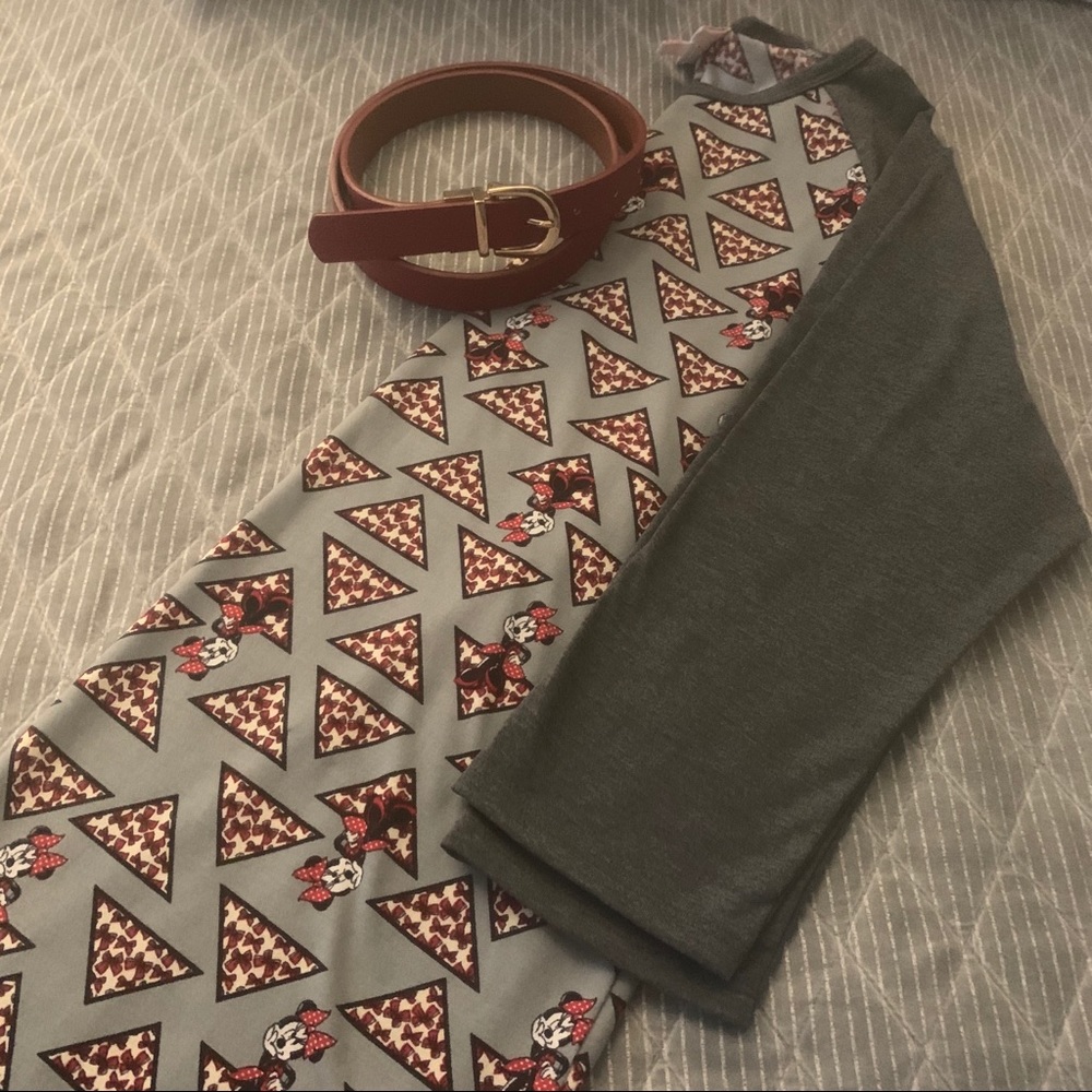 LuLaRoe Disney Minnie Mouse Randy shirt 👚🐭